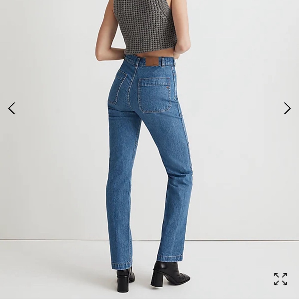 NWT Madewell 90s Straight Utility Jeans - Picture 2 of 10